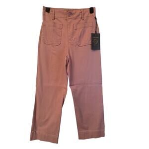 Kathy Ireland Capri Jeans Womens Size 2 Salmon Denim New with Tags